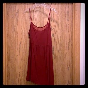 H&M Divided Burgundy / Maroon Dress